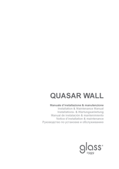 glass 1989 QUASAR WAlL Mode D'emploi