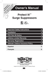 Tripp-Lite Protect It! TLP725 Manuel Du Propriétaire