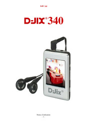 D-JIX 340 Notice D'utilisation