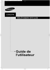 Samsung LTP227W Guide De L'utilisateur