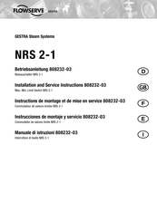 Flowserve GESTRA NRS 2-1 Instructions De Montage