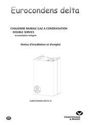 Chaffoteaux & Maury EUROCONDENS DELTA 35 Notice D'installation Et D'emploi