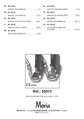 MORIA 65013 Manuel Utilisateur