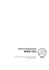 Husqvarna DXR250 Manuel D'utilisation