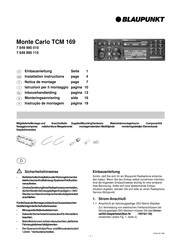 Blaupunkt Monte Carlo TCM 169 Notice De Montage