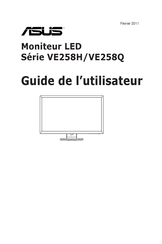 Asus VE258H Série Guide De L'utilisateur