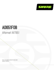 Shure AD651FOB Guide De L'utilisateur