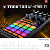 Native Instruments Traktor Kontrol F1 Guide D'installation