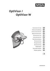 MSA OptiVizor Manuel D'instruction