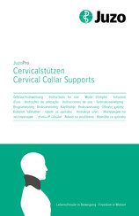 Juzo JuzoPro Cervical Collar Supports Mode D'emploi