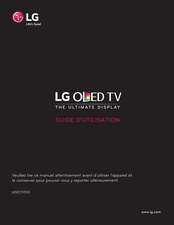 LG 65EC9700 Guide D'utilisation