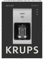 Krups KM101050 Mode D'emploi