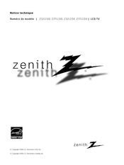 Zenith Z37LC6D Mode D'emploi