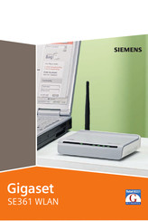 Siemens Gigaset SE361 WLAN Guide D'installation Rapide