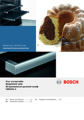 Bosch HBN231.4 Notice D'utilisation