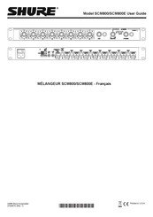 Shure SCM800 Manuel D'utilisation