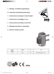 Karibu 70443 Instructions De Montage Et Mode D'emploi