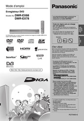 Panasonic DMR-EX78 Mode D'emploi