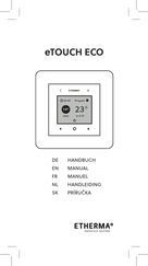 Etherma eTOUCH ECO Manuel D'utilisation