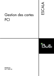 Bull ESCALA Gestion des cartes PCI Mode D'emploi