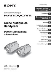 Sony Handycam DCR-SR62 Guide Pratique