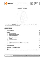 KTR CLAMPEX KTR 620 Notice D'utilisation