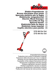 Grizzly Tools EFB 404 2er Set Notice D'utilisation