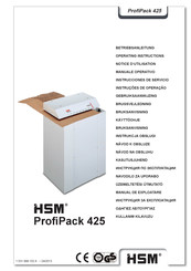 Hsm ProfiPack 425 Notice D'utilisation