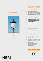 NERI LIGHT 500 Mode D'emploi