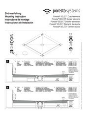 Poresta Systems SELECT Mode D'emploi