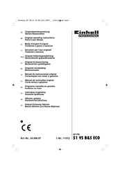EINHELL GP-PM 51 VS B&S ECO Mode D'emploi