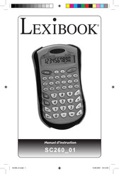 Lexibook SC260_01 Manuel D'instruction