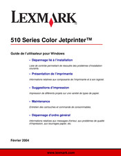 Lexmark 510 Guide De L'utilisateur