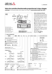 Atos DPZO-AES Série Mode D'emploi