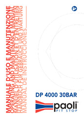 Paoli DP 4000 30BAR Mode D'emploi