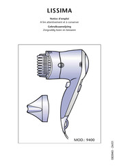 CALOR Lissima 9400 Notice D'emploi