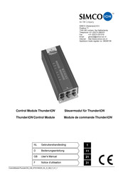 Simco-Ion ThunderION Notice D'utilisation