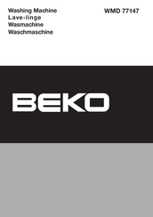 Beko WMD 77147 Mode D'emploi