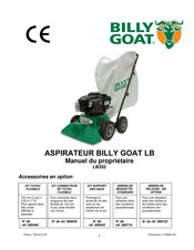 Billy Goat LB352 Manuel Du Propriétaire