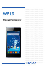 Haier W816 Manuel Utilisateur