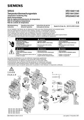 Siemens SIRIUS 3RS1040 Instructions De Service