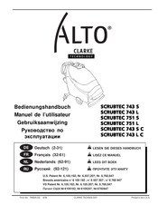 Alto CLARKE SCRUBTEC 743 L Manuel De L'utilisateur