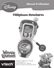 VTech Disney Winnie L'ourson Téléphone Aventures Manuel D'utilisation