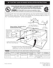 Electrolux EW30IS6CJS Instructions D'installation