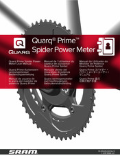 SRAM Quarq Prime Spider Power Meter Manuel De L'utilisateur