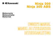 Kawasaki Ninja 300 ABS 2012 Manuel De L'utilisateur
