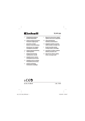 EINHELL TC-PP 220 Instructions D'origine