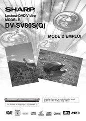 Sharp DV-SV80S Mode D'emploi
