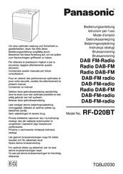 Panasonic RF-D20BT Mode D'emploi