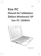 Asus Eee PC 1008HA Manuel De L'utilisateur